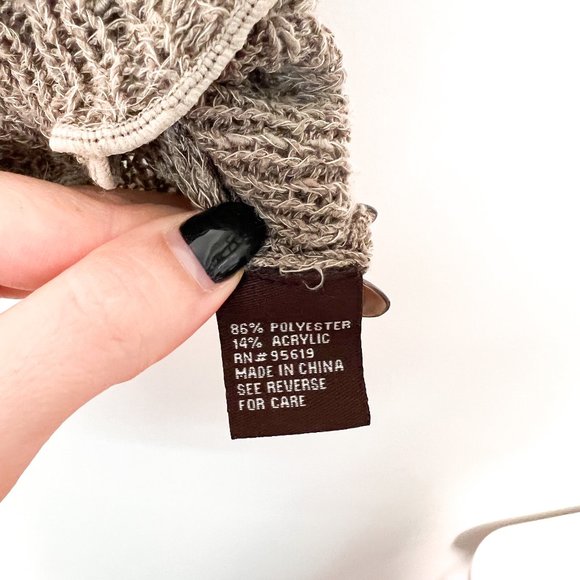 Y2K Ruffled Olive Knit Short Sleeve Cardigan Blouse - Picture 7 of 7